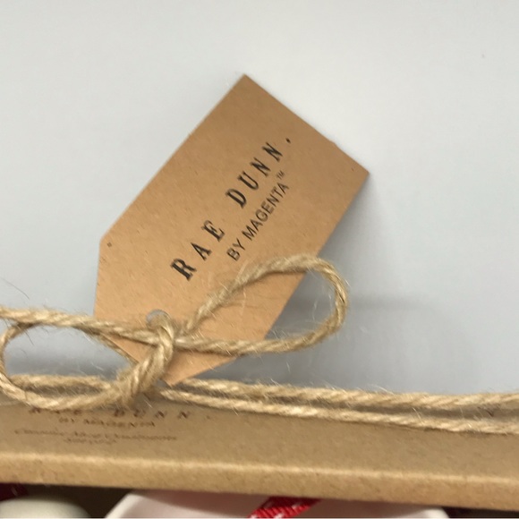 Rae Dunn Holly Jolly Ceramic Mini Mug Holiday Ornaments by Magenta Set of 2 NEW - Picture 6 of 7